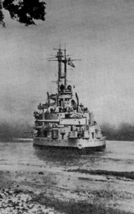 Schleswig-Holstein bombarding Westerplatte